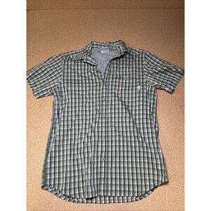 Columbia Sportswear Mens Button Down Short Sleeve Omni-Wick Size M Green C2